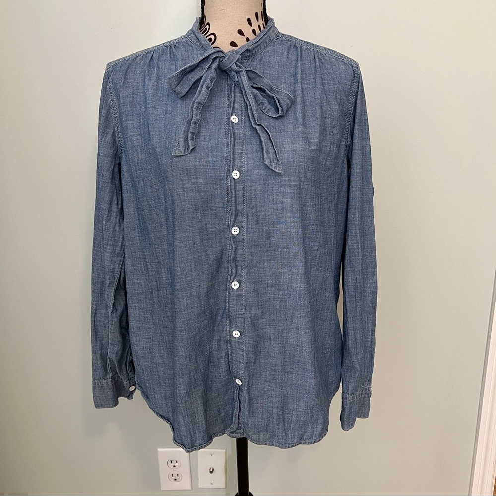 Lucky Brand Denim Top, size large